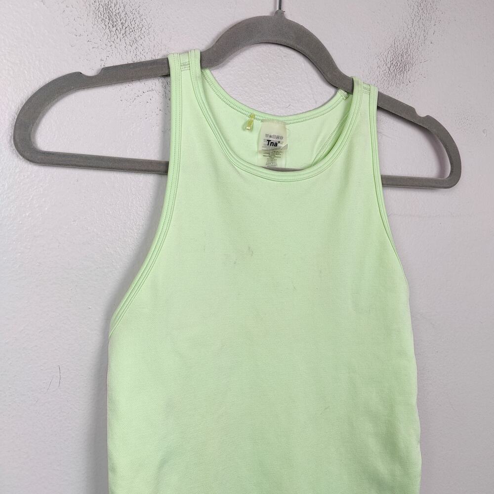 Aritzia TNA Body Kaplan Dress Womens Small‎ Green Mini Racerback Stretch Tennis - Picture 3 of 11